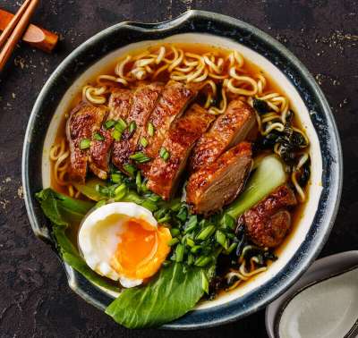 Fiery Korean Cheesy Chicken Ramen