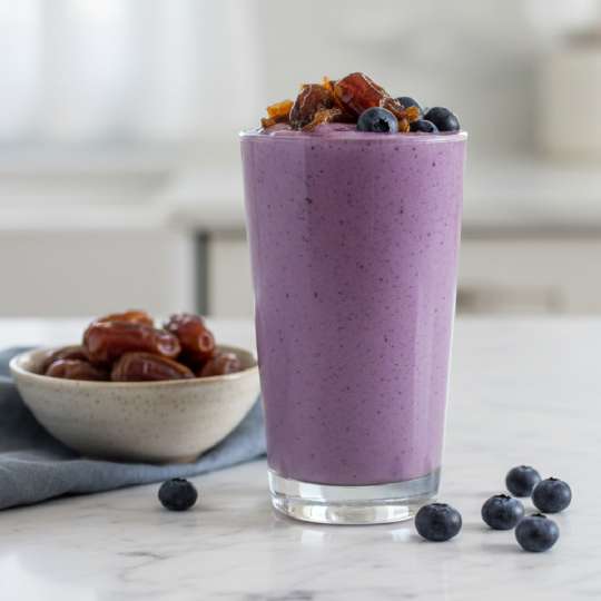 Blueberry Kurma Smoothie