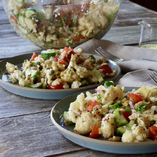 Cauliflower à la Mediterranean