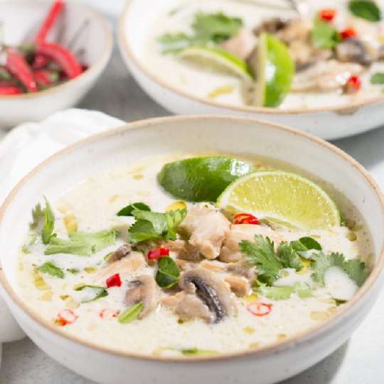 Thai Coconut Chicken Soup