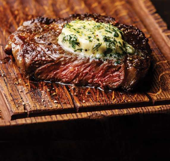 Succulent Ribeye with Herb Butter
