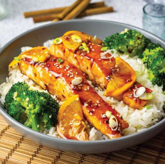 Soy-Glazed Ginger Salmon