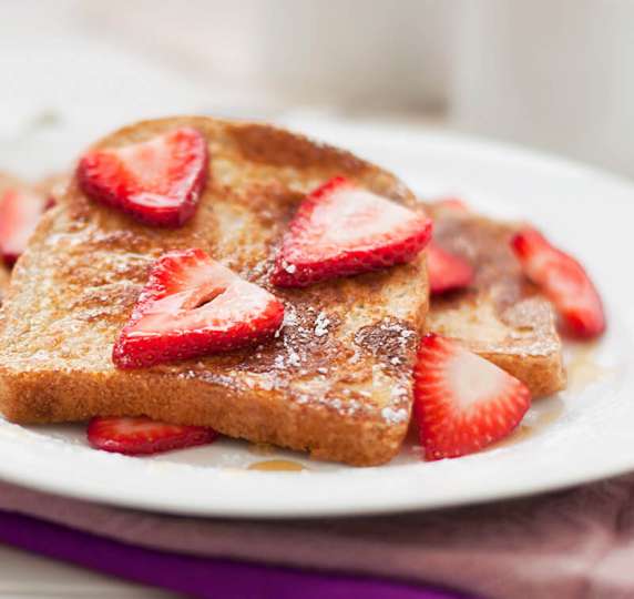 Chocolate Chip-Date French Toast