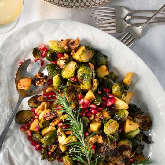 Festive Brussels Sprouts Medley