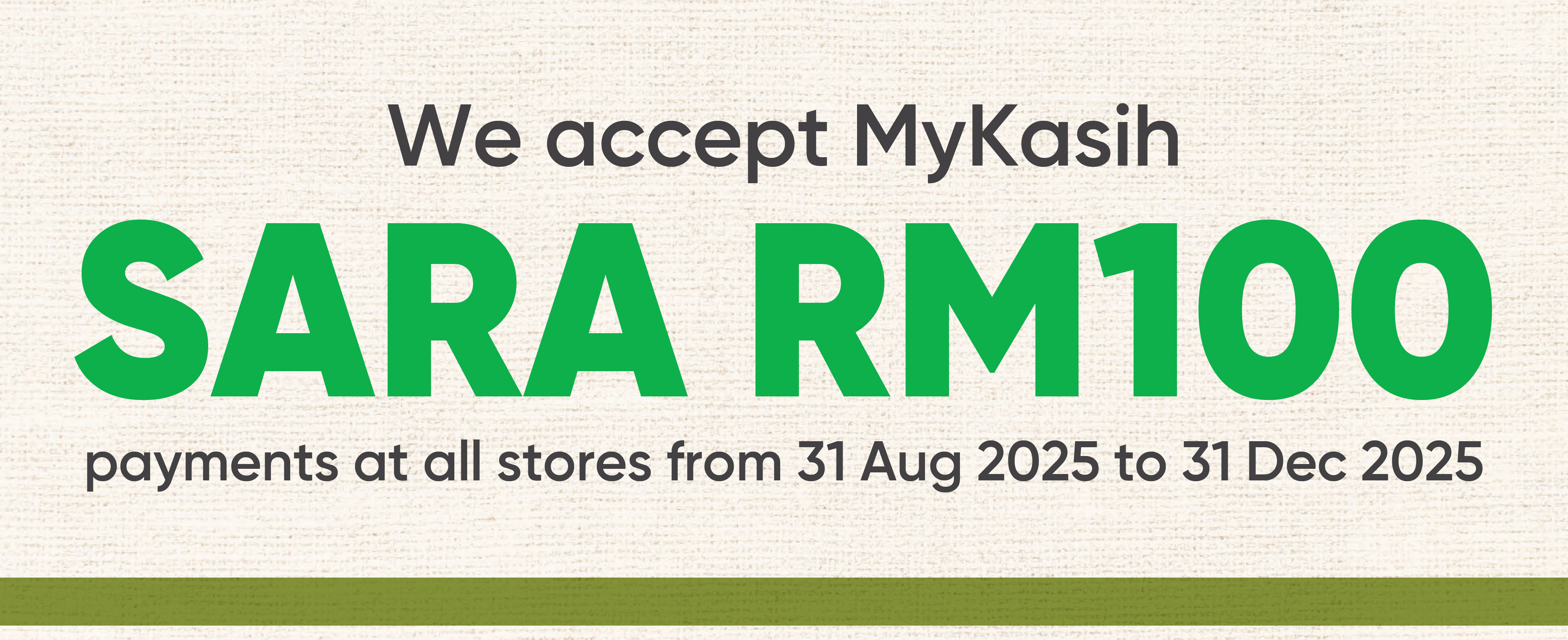 SARA RM100 now at<br>Mercato!