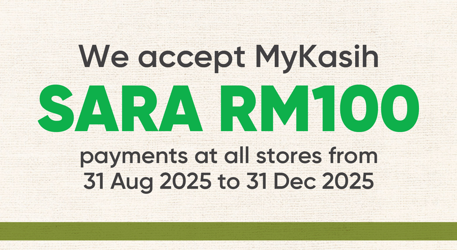 SARA RM100 now at<br>Mercato!